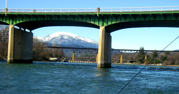 lake-redding Looking upriver towards Lake Redding