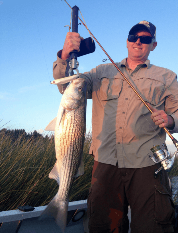 Shawn Bertram with a dandy caught on the Squirrel