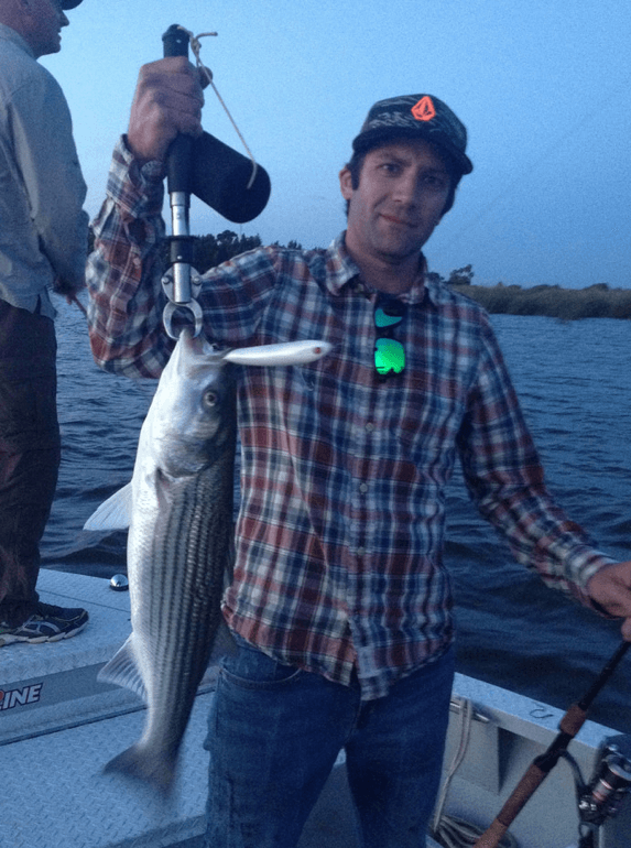 John Rutherford with a nice bass on one of his creations